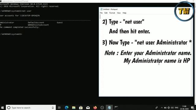 How To Hack Windows Administrator Password using CMD / Command Prompt | Windows 10, 7, 8 смотреть онлайн