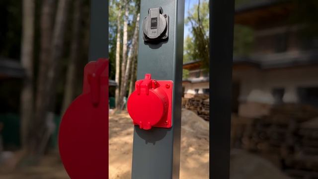 ? Колонна с уличными розетками 220/380 ? Производство и монтаж ? смотреть онлайн