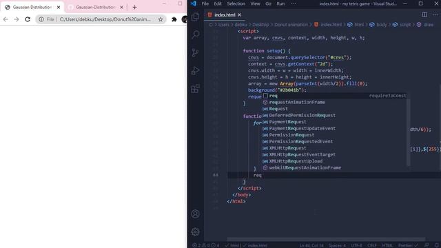Gaussian distribution matlab code using HTML, CSS and JavaScript смотреть онлайн