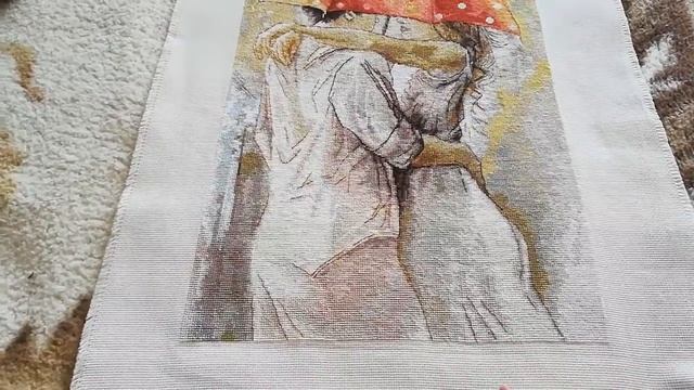 5. Готовая работа. Luca-S. Пара под зонтом. смотреть онлайн