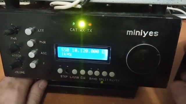 Трансивер MINIYES прослушивание, вскрытие сравнение с РОСА смотреть онлайн