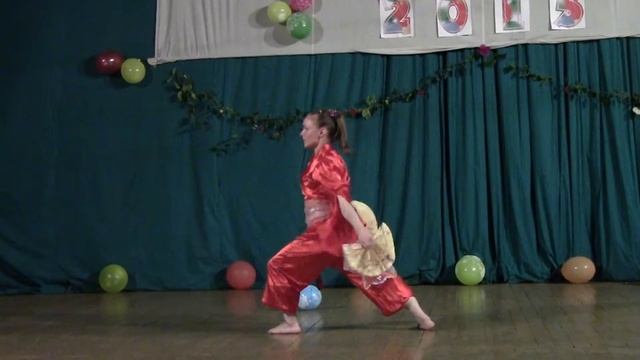 Японский танец в исполнение Евгении Борисовой смотреть онлайн