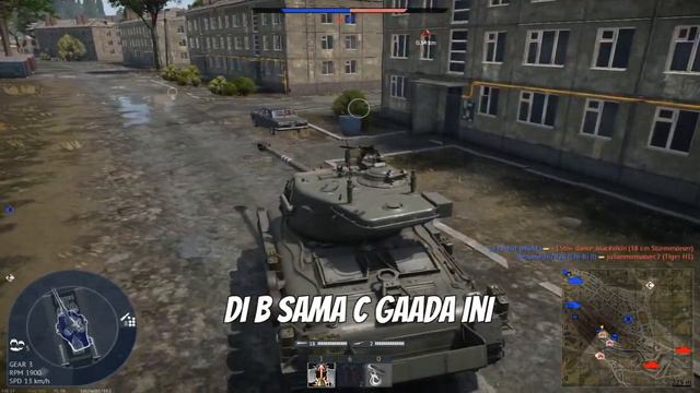 War Thunder Indonesia - Tank Super Sherman M-51 Israel Tier 4 Pembully Tank Jerman смотреть онлайн