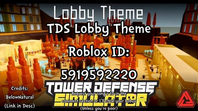 TDS Lobby Theme | Roblox ID! смотреть онлайн