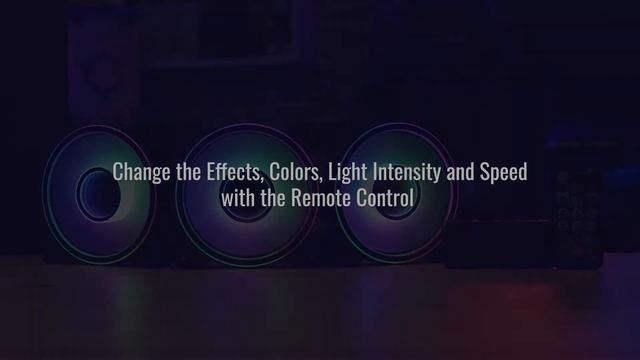 AeroCool Mirage 12 Pro ARGB - How To Control The RGB Lighting With The Remote Control