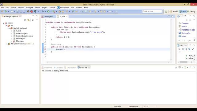 Java для начинающих - 014 - Java для начинающих- Освобождение ресурсов (try-with-resources), Урок 58 смотреть онлайн