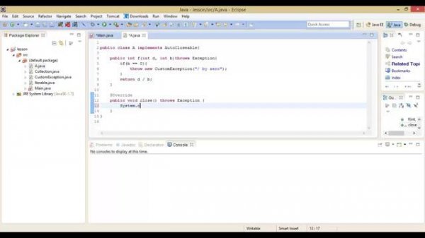 Java для начинающих - 014 - Java для начинающих- Освобождение ресурсов (try-with-resources), Урок 58