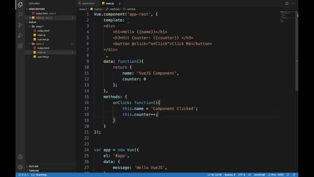 [Hindi] Complete VueJS Component Tutorial in 20Minutes смотреть онлайн