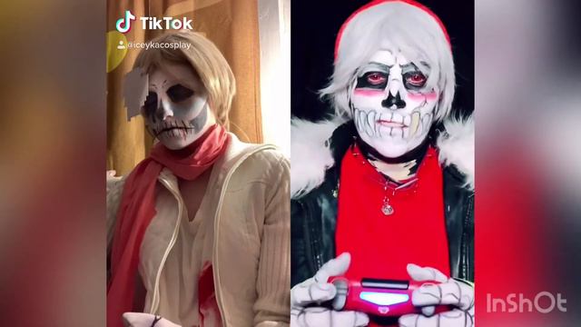 My undertale aus Cosplays || TikTok part 3 || смотреть онлайн