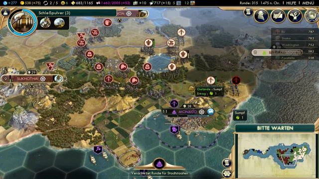 Let's Play Civilization 5 BNW #14 - Der Zulu dreht anna Uhr смотреть онлайн