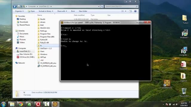 Install Borland Turbo C++ on Windows using DOSBox смотреть онлайн