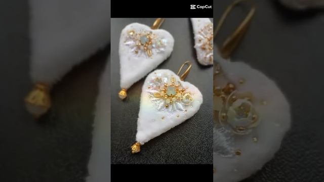 Серьги и заколки из бархата #broochhandmade #украшенияручнойработы #комплектизсеребра #процессработы смотреть онлайн