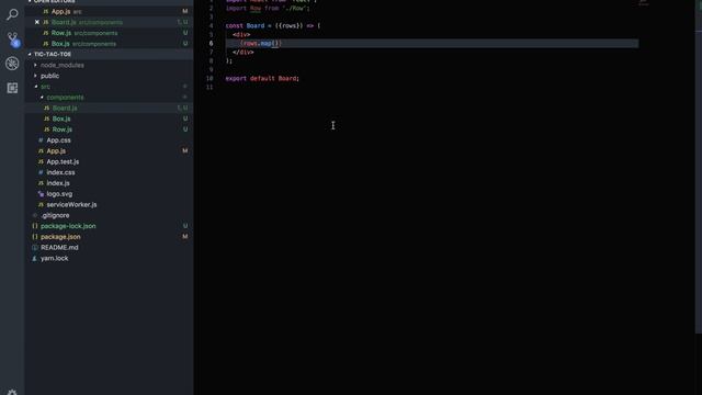 React App Code-Alongs - Tic-Tac-Toe (1/5) смотреть онлайн