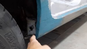 ЗАМЕНА   ПОРОГОВ.   ШЕВРОЛЕТ   АВЕО   Т-200.   ЧАСТЬ №4