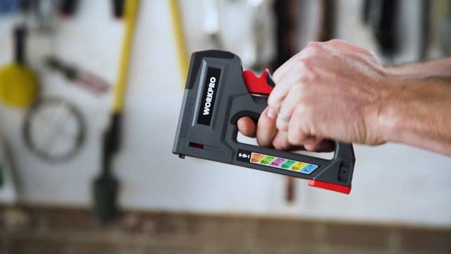 WORKPRO® Tools | 6-in-1 Heavy-Duty Staple Gun смотреть онлайн