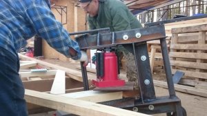 Пресс для мзп (металлические зубчатые пластины)