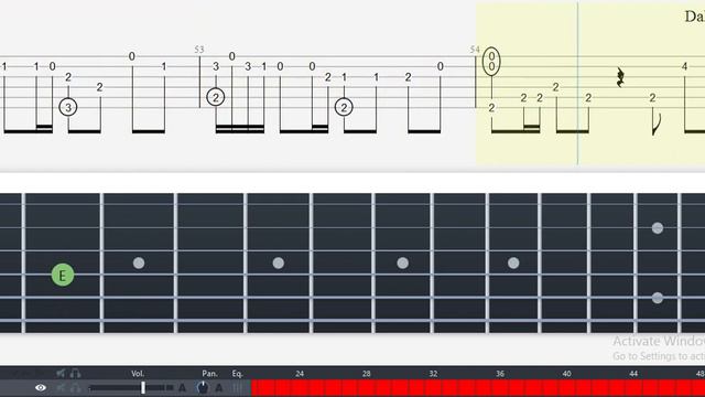 Guitar Tab - Graze The Roof (Plants Vs Zombies) OST Fingerstyle Tutorial Sheet Lesson #Anp