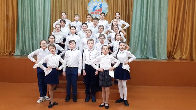 Хор "Дружные голоса" обучающихся 5б класса, МОУ " Новоигирменская СОШ №3", "Казаки в Берлине". смотреть онлайн