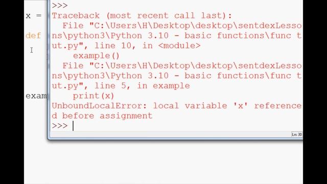 Python 3 Programming Tutorial - Global and Local Variables смотреть онлайн