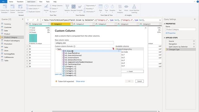 Remove space from a text column in Power Query Power BI смотреть онлайн