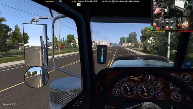 ATS | 072 | With Grain from Glasgow to Glendive | Montana Event '22 | Peterbilt 389 смотреть онлайн