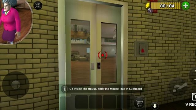 #Scary Teacher 3D# Game Play#Walkthrough # Troubled Waters # Level 1 # Mouse Trap Prank