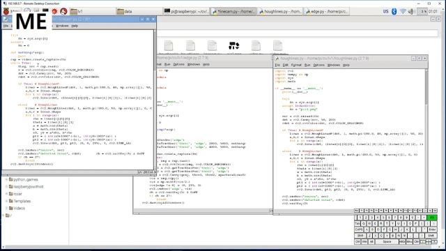 opencv python line cam смотреть онлайн
