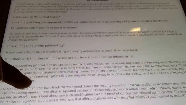 An attempt to jailbreak ipad that didn't work. смотреть онлайн