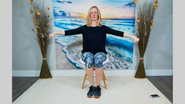 10 Minute Beginner Chair Exercises for Seniors (no equipment needed)