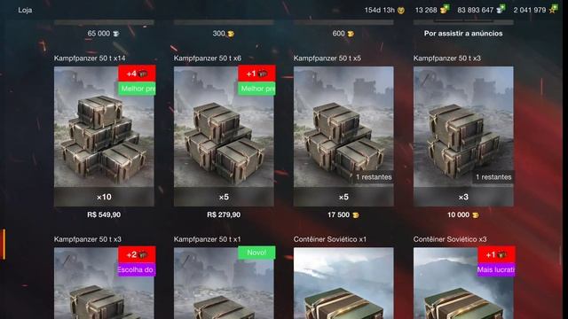 contêiner Kpz 50t WOT BLITZ смотреть онлайн