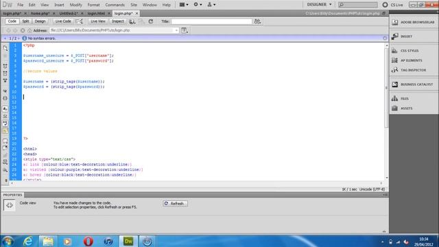 PHP Tutorial 1 - Creating a Login Script. смотреть онлайн