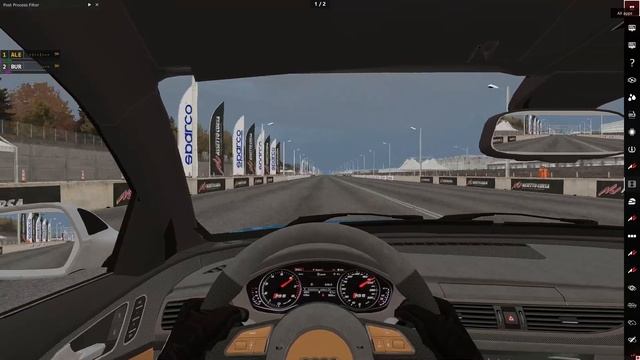 Audi rs6 Avant VS Mercedes E63S Estate Drag-Assetto Corsa. смотреть онлайн