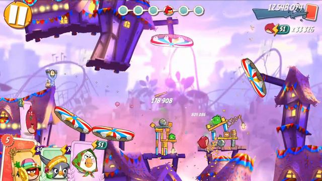 Angry Birds 2. Level/Уровни 266-270 + БОСС. смотреть онлайн