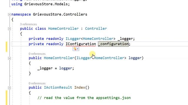 Visual Studio 2019 - MVC Core 3 - Part 06 - appsettings.json смотреть онлайн