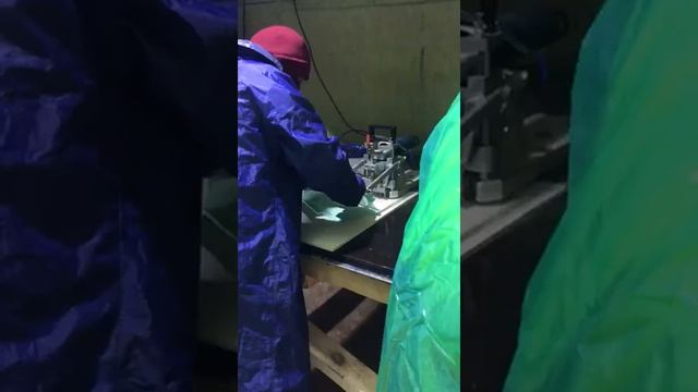 Сверление отверстий в керамограните под анкера KS для скрытого монтажа фасада. смотреть онлайн