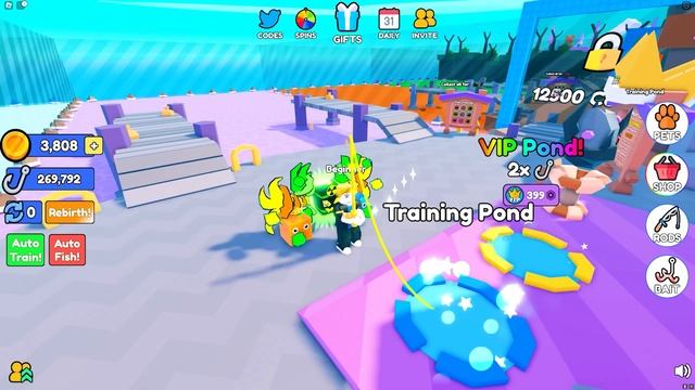 ROBLOX CHOP CAUGHT THE BIGGEST SUPER RARE FISH смотреть онлайн