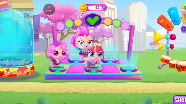 Новые малышки единорожки в игре Kpopsies