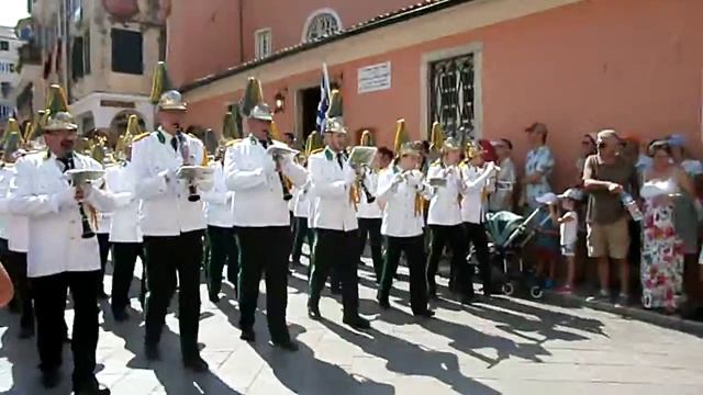 На празднике Св. Спиридона Тримифунтского 11 августа 2019г. Керкира смотреть онлайн