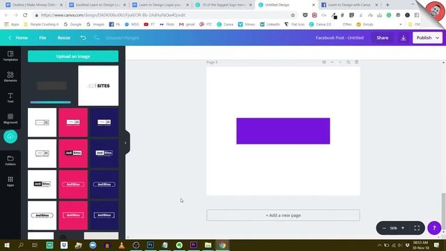 Creating a Blurry Drop Shadow for Shapes in Canva смотреть онлайн