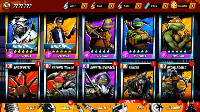 Teenage Mutant Ninja Turtles Legends - B.U.N.N.I.E.S. PVP MASTER LEAGUE III