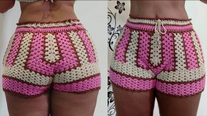 Шорты крючком