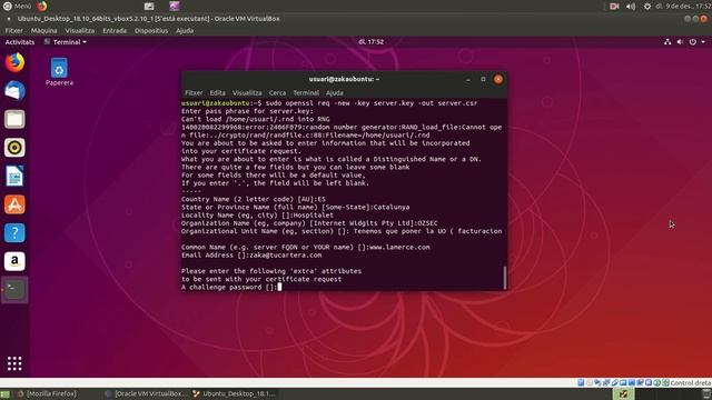 Crear un certificado digital con Openssl смотреть онлайн
