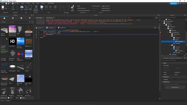 How to make a Car Spawner GUI (ROBLOX STUDIO) Tutorial 2022 смотреть онлайн