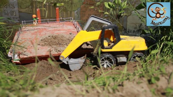 Мультик Маша и Медведь - Машинки, летние каникулы, речка. МанкиМульт