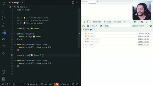 ?? OBSERVA cómo FUNCIONA el EVENT LOOP en JAVASCRIPT ⚠️ смотреть онлайн