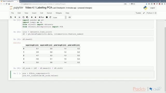 Troubleshooting Python Machine Learning: Label Dimensions Original Feature after PCA|packtpub.com смотреть онлайн