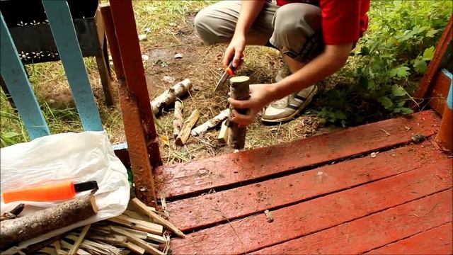 Растопка самовара. Mora NeverLost Outdoor Edition в работе. смотреть онлайн