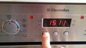 Плита Electrolux, как установить время!?