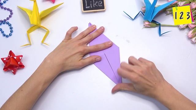 Craft Ideas - Dancing Paper Birds | Moving PAPER TOYS