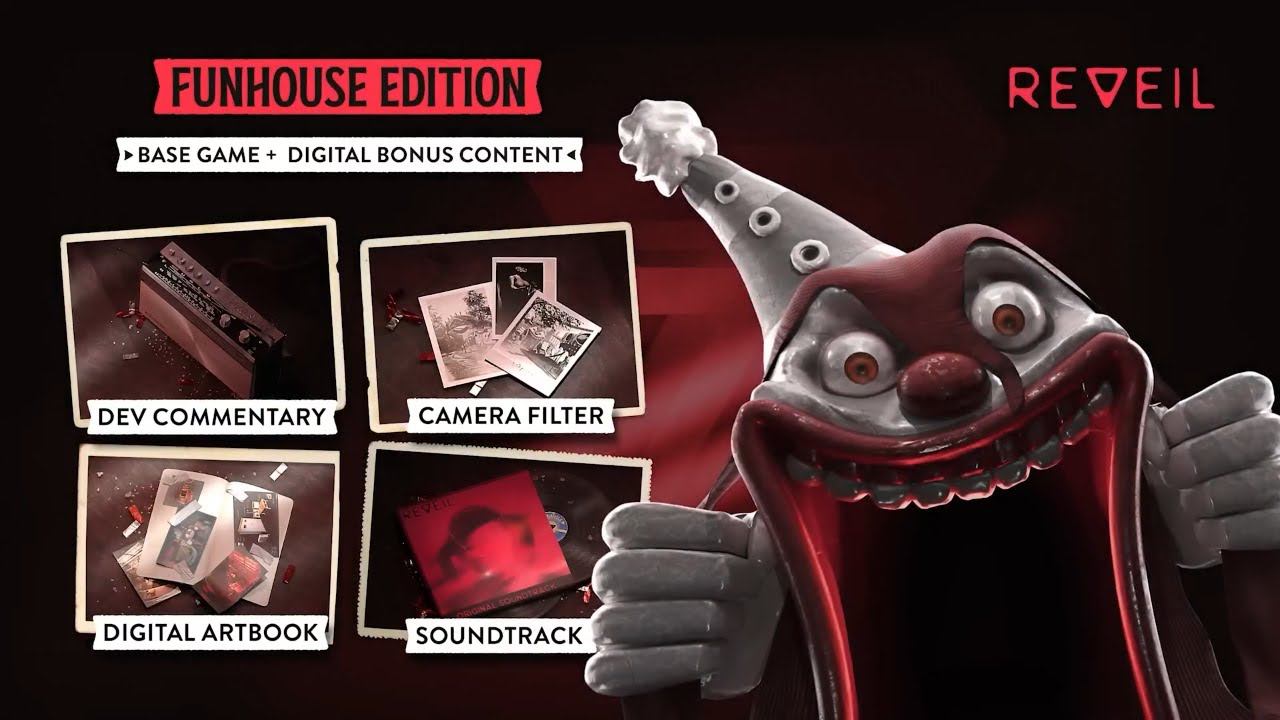 REVEIL - FIRST GAMEPLAY of a psycho-thriller about a creepy circus - Release date March 6 2024 смотреть онлайн